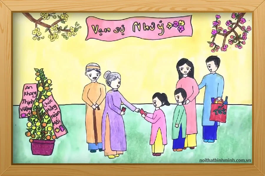 Vẽ tranh đề tài lễ hội đơn giản, đẹp nhất dành cho bé. (2)