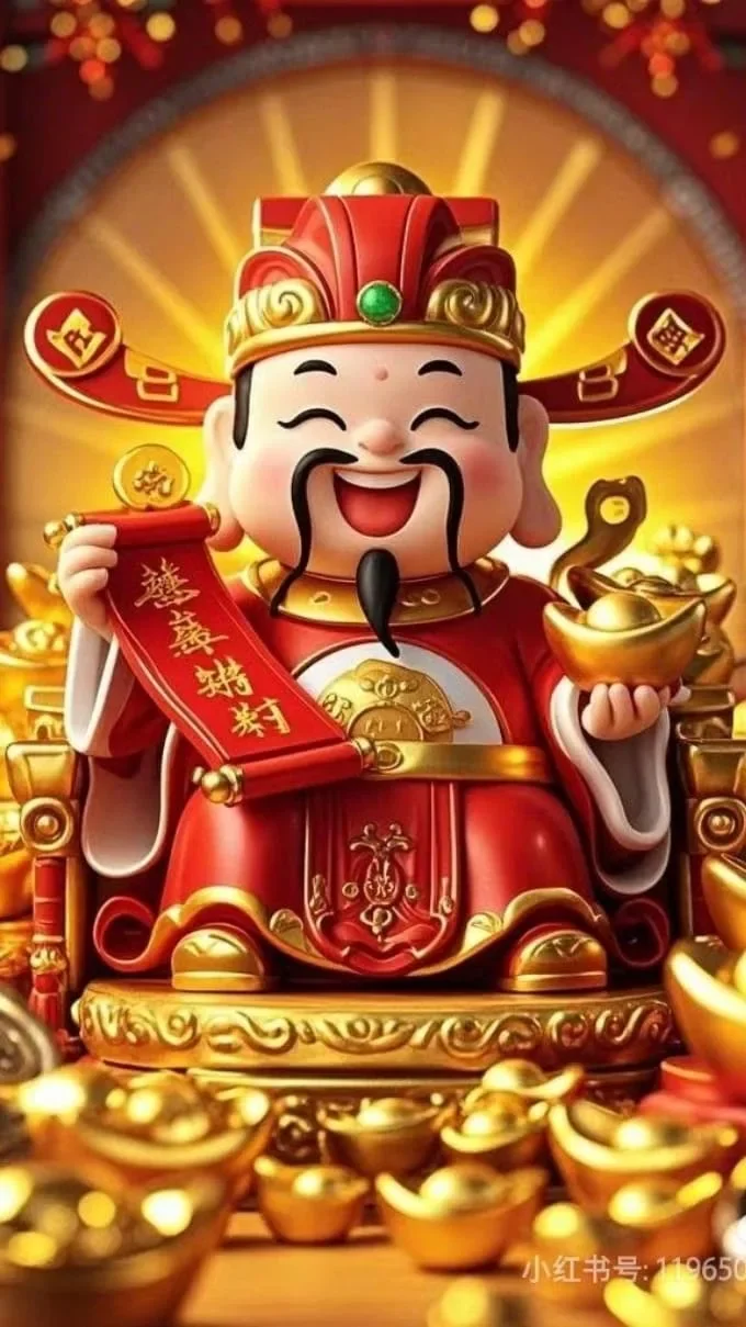 Hình nền thần tài may mắn, thu hút tài lộc (2)