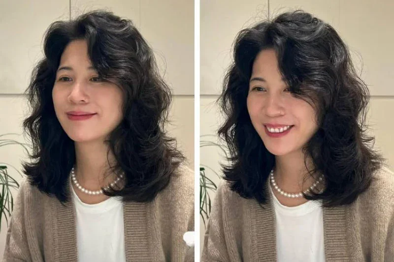 tóc ngắn cho tuổi trung niên