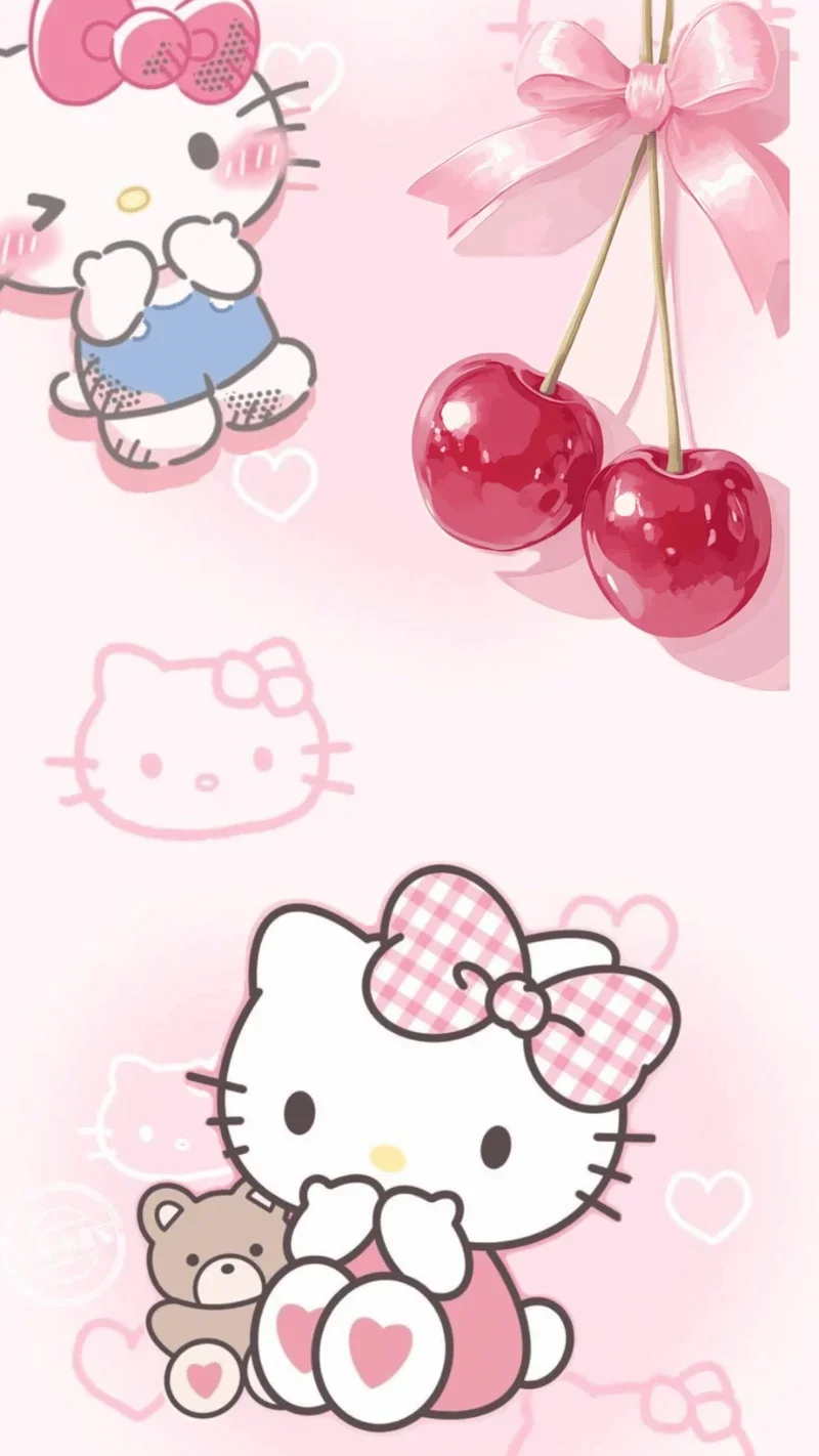 Top 260+ hình nền Hello Kitty màu hồng đáng yêu nhất 2025!