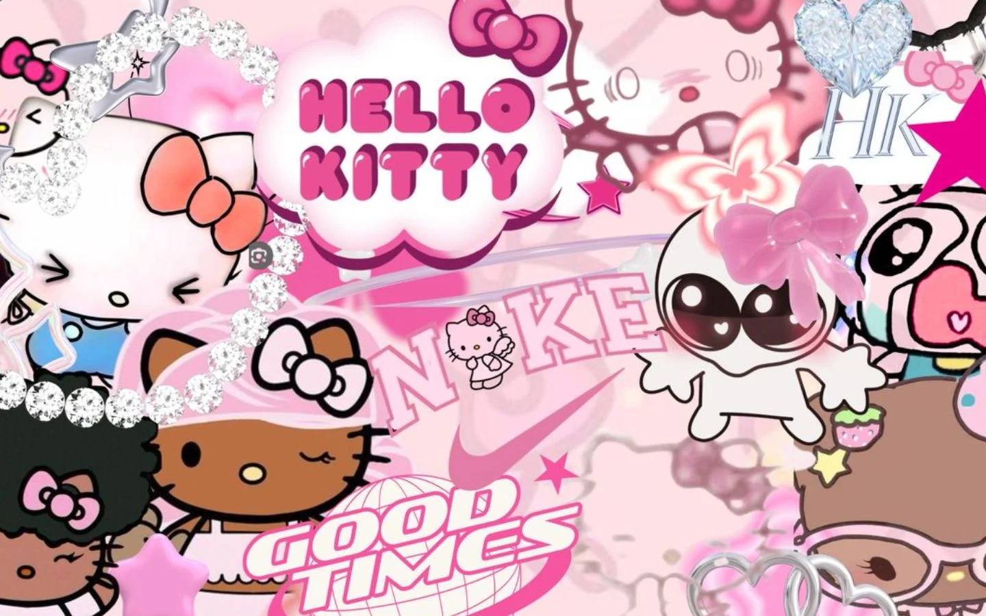 Hình nền Hello Kitty nhiều phiên bản