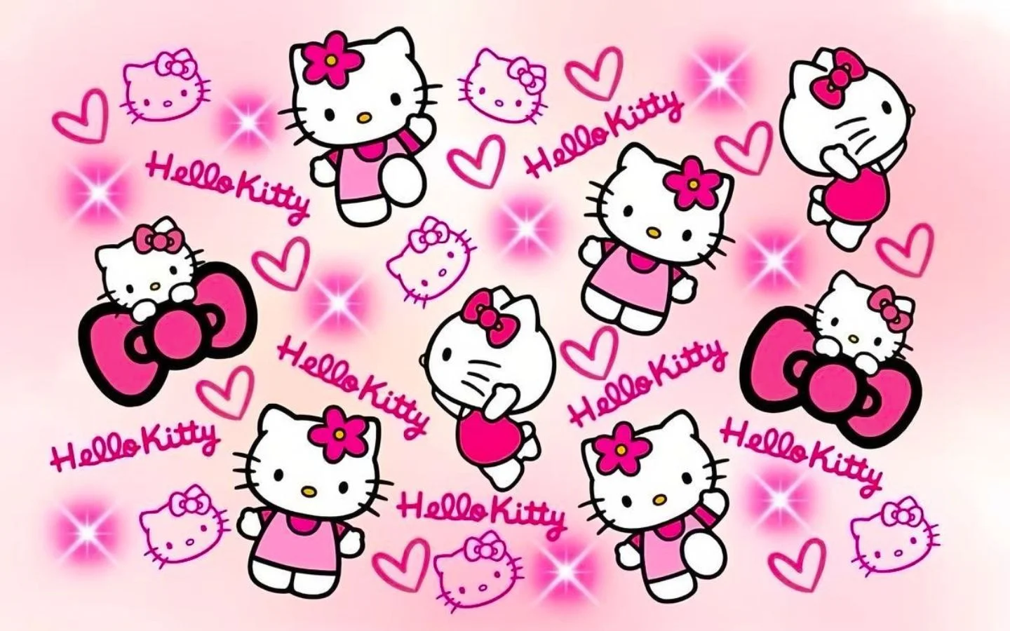 Hello Kitty ngọt ngào với tông màu pastel dịu nhẹ