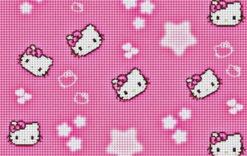 60 Hình Nền iPad Hello Kitty tối giản màu hồng kem dịu đậm phong cách Sanrio