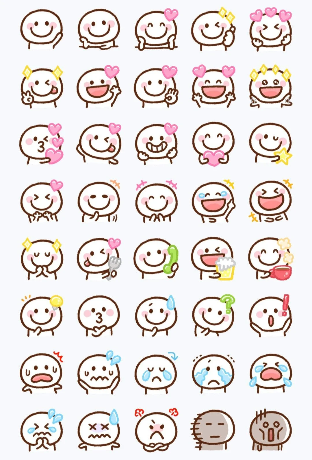 99+ Mẫu Sticker Chibi Cute, Hình Vẽ Chibi Cute Dễ Thương Vector