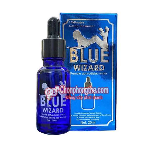 Thuốc kích dục nữ Blue Wizard dạng nước cực mạnh 2026