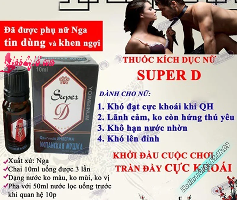 thuốc kích dục super d