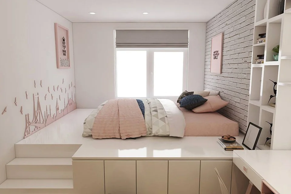 Cách trang trí phòng ngủ nhỏ nới rộng không gian với chi phí cực rẻ