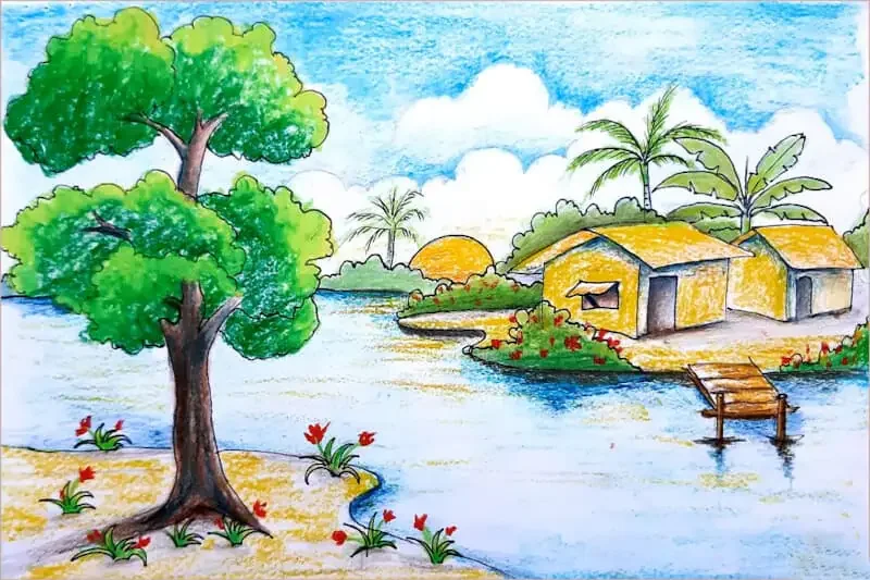 Quy tắc vẽ cảnh vật trong tranh