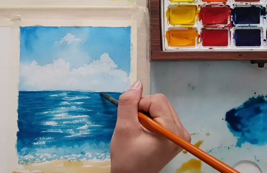 Thể hiện chất liệu trong tranh phong cảnh - Saigon Art