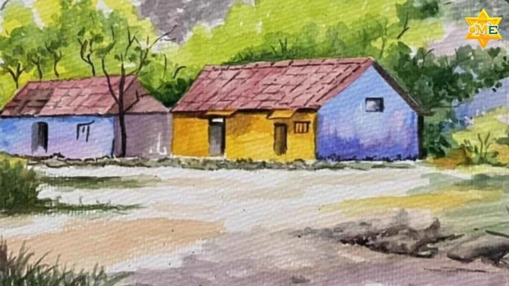 Vẽ tranh phong cảnh thiên nhiên – Ý nghĩa &amp; cách vẽ đẹp
