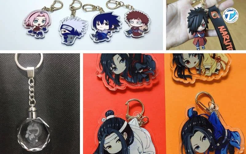 Hướng Dẫn Phân Biệt Các Loại Móc Khóa Anime: Mica In, Mica 3D, Resin, Acrylic Phát Sáng
