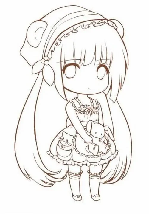 Cách chọn màu tranh tô màu anime chibi nhìn là yêu ngay