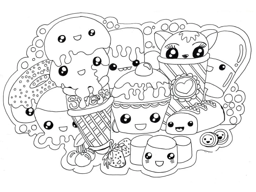 Đồ Ăn Cute Dễ Thương