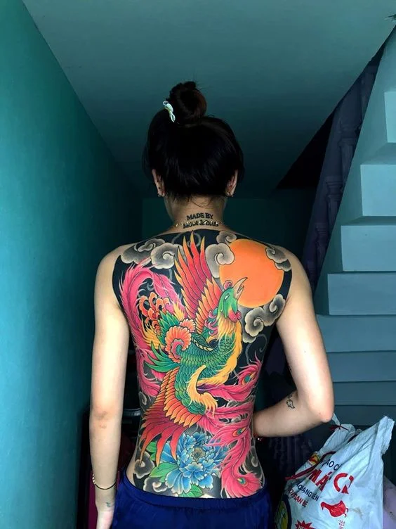 BST 999+ Hình xăm full lưng nữ đẹp, cá tính, ý nghĩa nhất