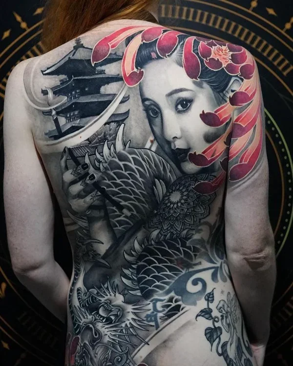 100+ Hình Xăm Full Lưng Tatoo Kín Lưng Đẹp Và Cực Chất (4)