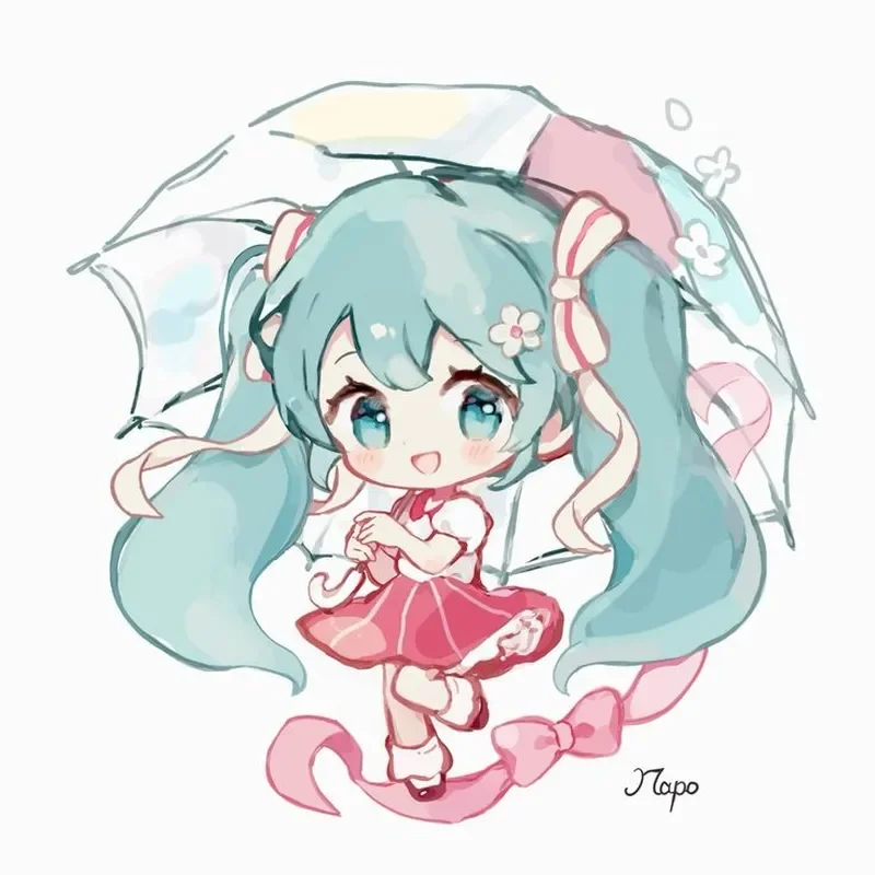 Top ảnh anime nữ chibi cute làm say lòng fan yêu hoạt hình