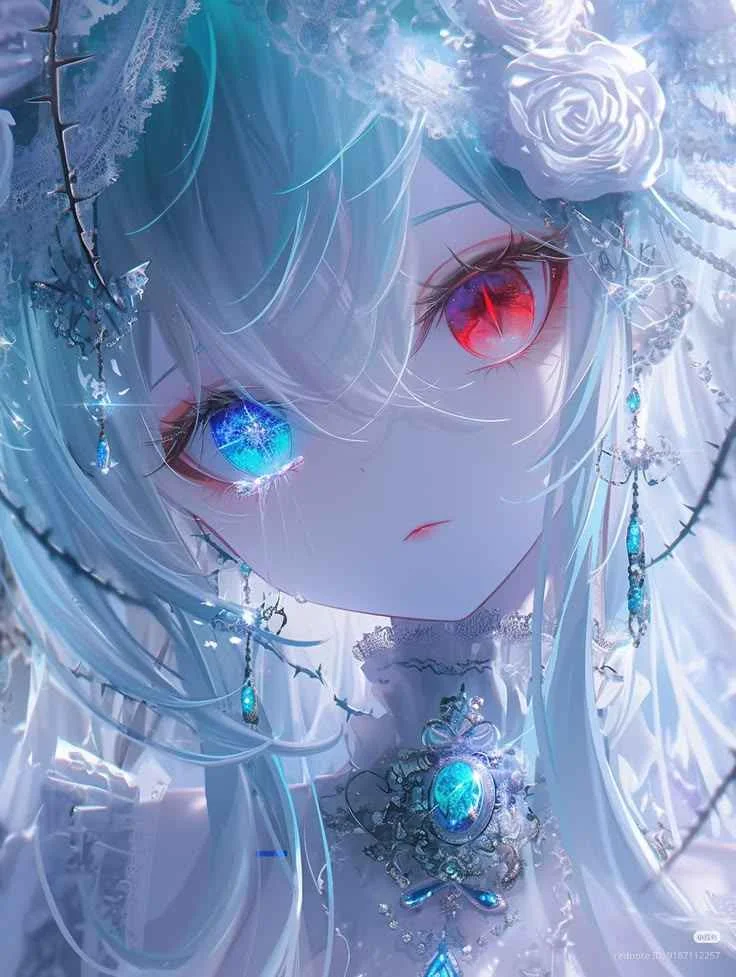 cô gái anime huyền bí xinh đẹp