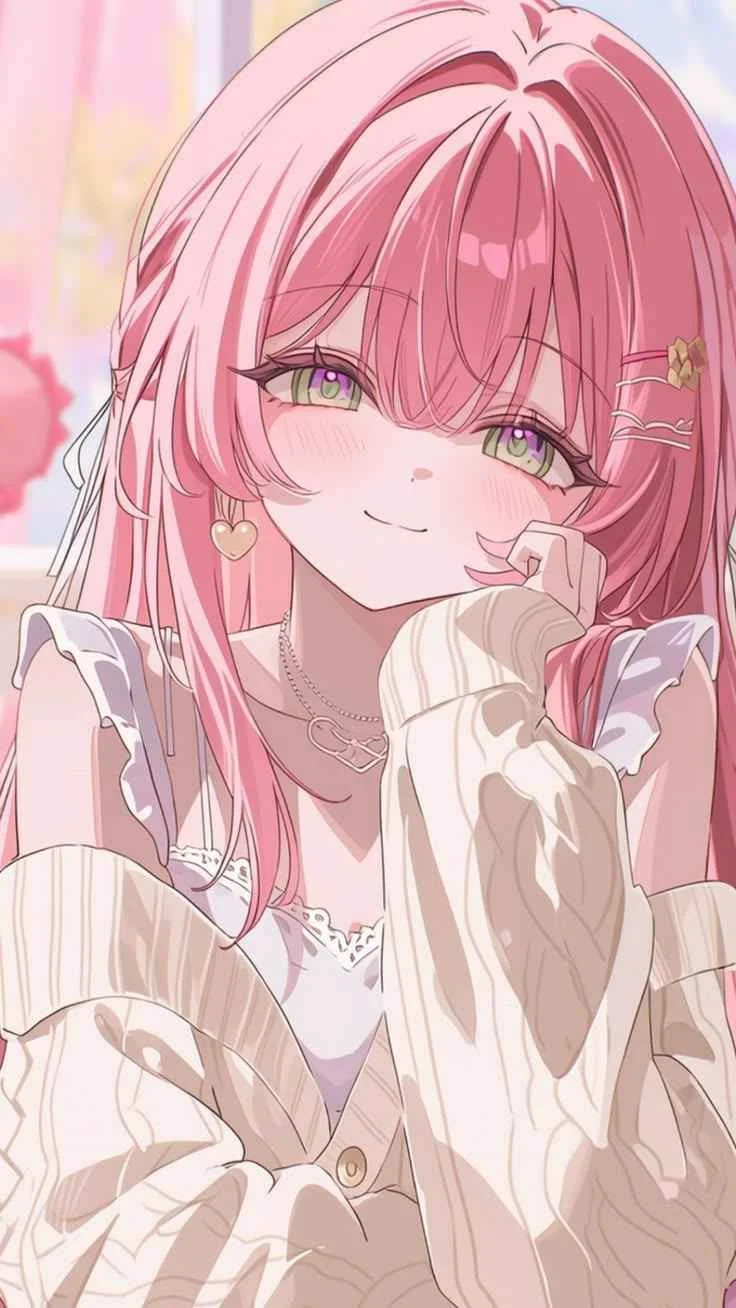 hình ảnh cute nữ mỉm cười dịu dàng