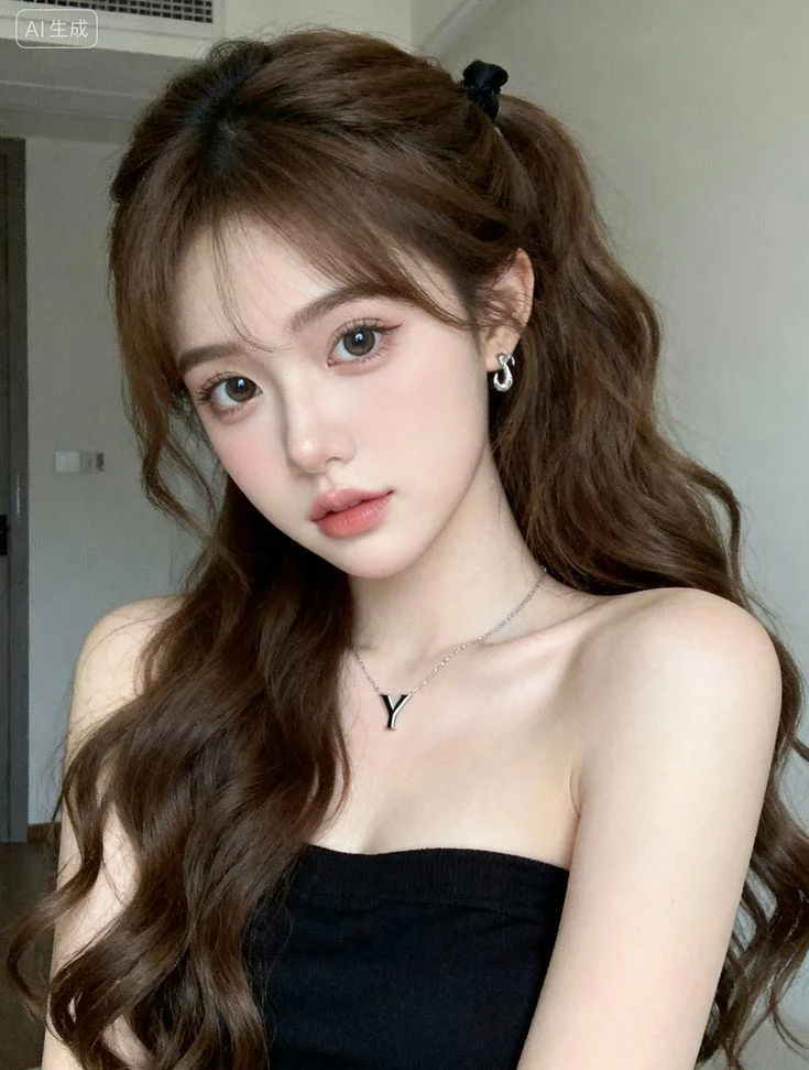 tóc mái bay buộc cao (7)