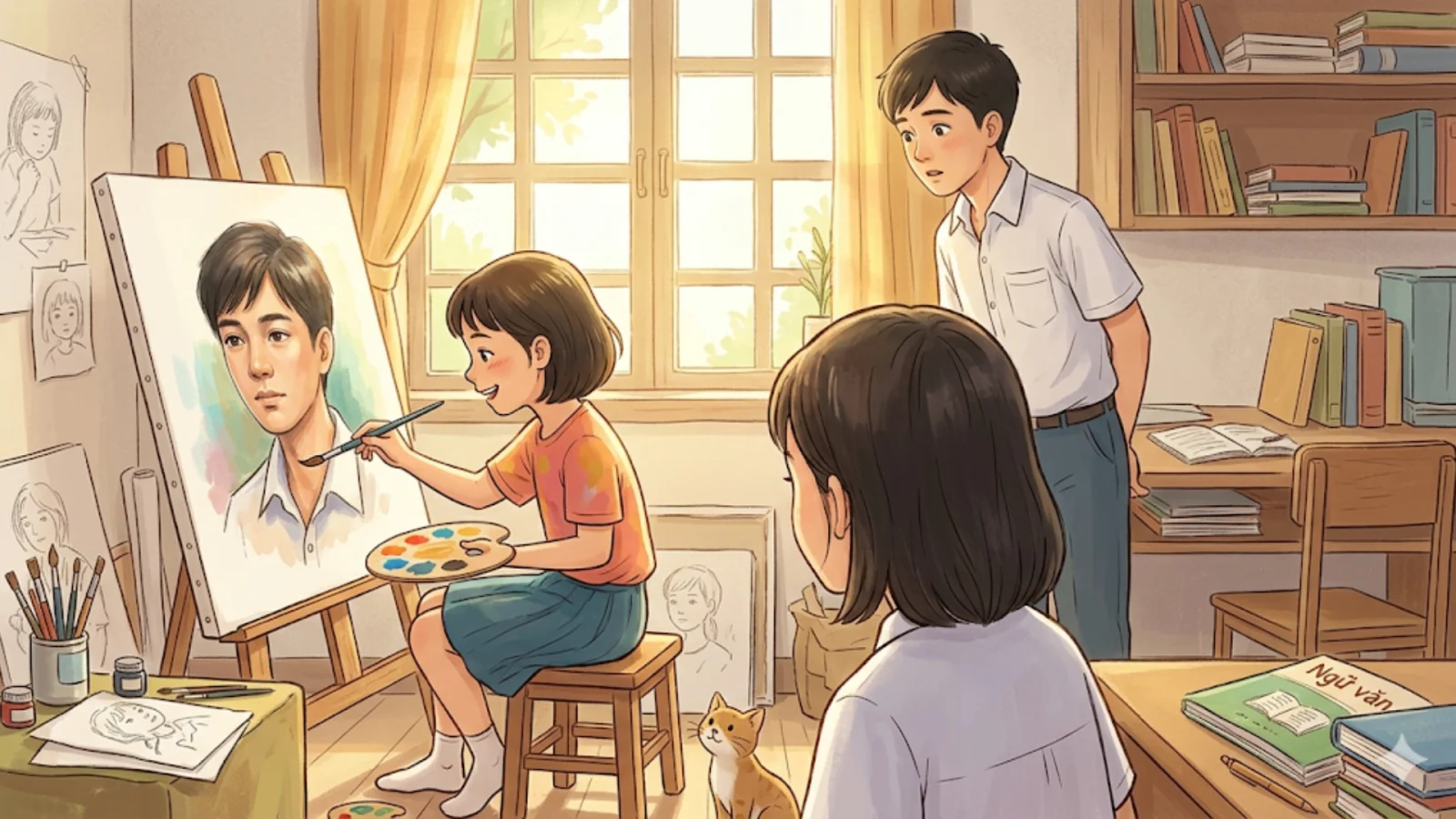 Tóm tắt Bức tranh của em gái tôi chọn lọc hay nhất